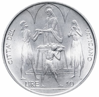 купить Ватикан 10 лир (lire) 1968