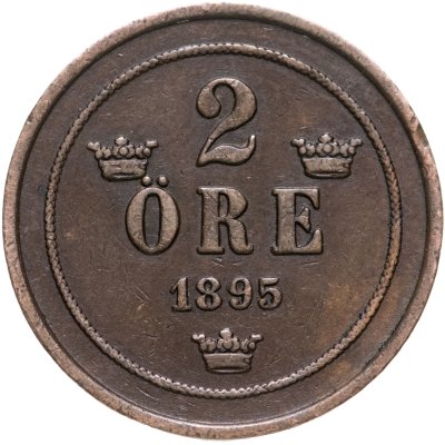 купить Швеция 2 эре (ore) 1895