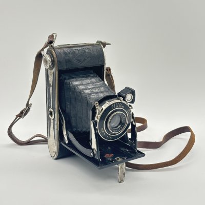 купить Фотоаппарат "Agfa Billy Record" с объективом "Agfa-anastigmat-jgestar-1:6.3", Agfa Kamerawerke AG, металл, кожа, Германия, 1933-1940 гг.