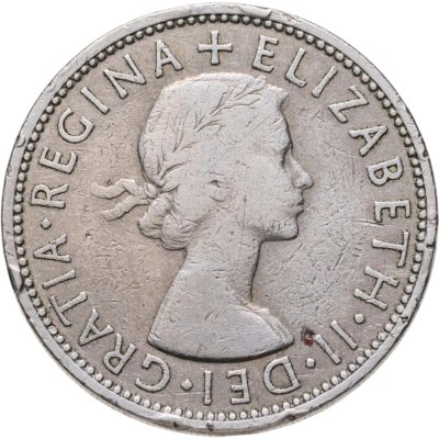 купить Великобритания 2 шиллинга (флорин, shillings) 1957