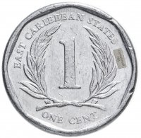 Купить Восточные Карибы 1 цент (cent) 2002-2013