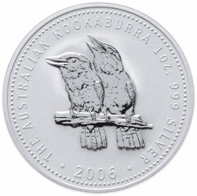 купить Австралия 1 доллар 2006 UNC "Австралийская Кукабарра"