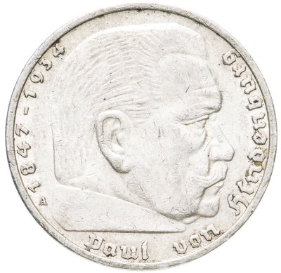 купить Германия, Третий рейх 5 рейхсмарок 1935