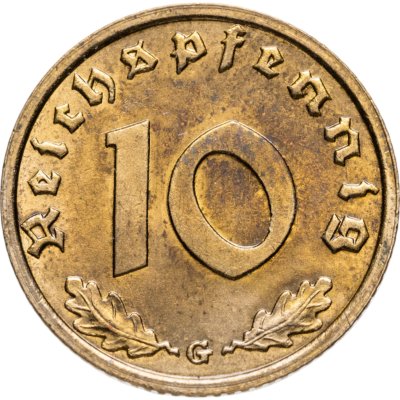 купить Германия (Третий рейх) 10 рейхспфеннигов (reichspfennig) 1938 G