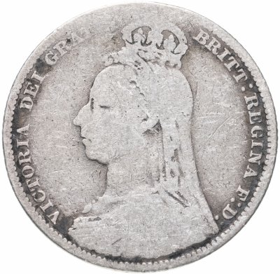 купить Великобритания 1 шиллинг (shilling) 1889