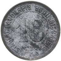 купить Германия (Бонн-Зиг) нотгельд 10 пфеннигов 1919