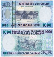 Купить Руанда 1000 франков 2008 год P35