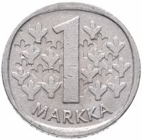 Купить Финляндия 1 марка (markka) 1969-1993