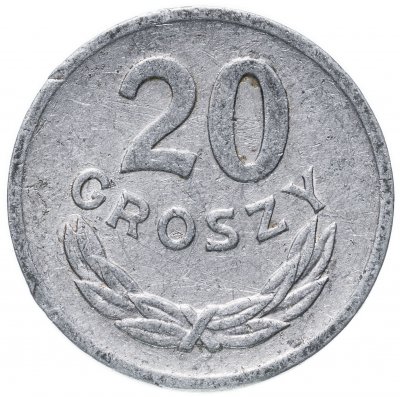 купить Польша 20 грошей (groszy) 1970