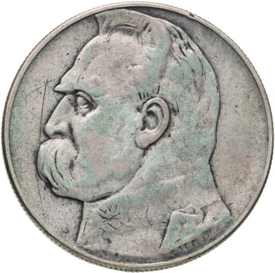 купить Польша 10 злотых (zlotych) 1935 Пилсудский