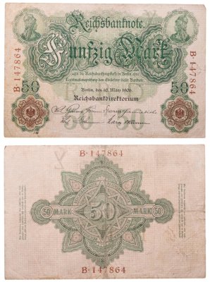 купить Германия 50 марок 1906