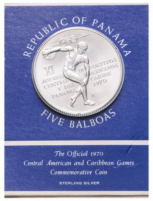 купить Панама 5 бальбоа (balboa) 1970 "XI игры Центральной Америки и Карибского бассейна"