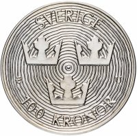 Купить Швеция 100 крон 1985 "Международный год леса"