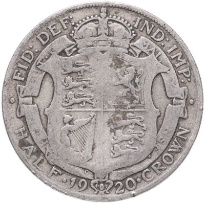 купить Великобритания 1/2 кроны (crown) 1920