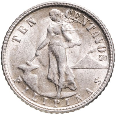 купить Филиппины 10 сентаво (centavos) 1945