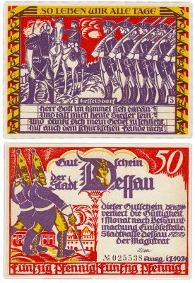 купить Германия (Анхальт: Дессау) 50 пфеннигов 1921