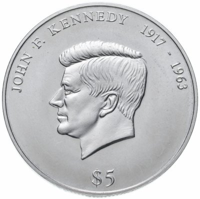 купить Либерия 5 долларов (dollars) 2000 Джон Кеннеди