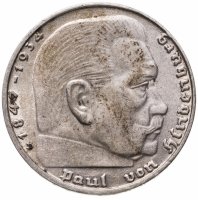 купить Германия (Третий Рейх) 2 рейхсмарки (reichsmark) 1939