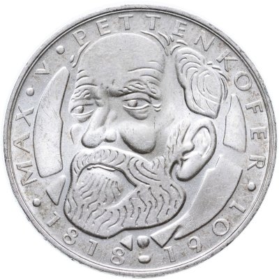 купить Германия 5 марок (mark) 1968 "150 лет со дня рождения Макса фон Петтенкофера"