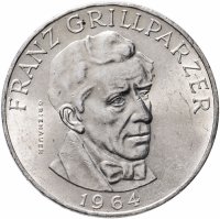 купить Австрия 25 шиллингов (shillings) 1964 "Франц Грильпарцер"