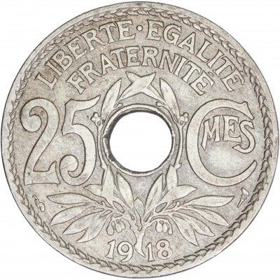 купить Франция 25 сантимов 1918
