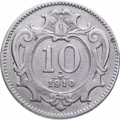 купить Австрия 10 геллеров (heller) 1910