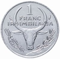 купить Мадагаскар 1 франк (franc) 1993