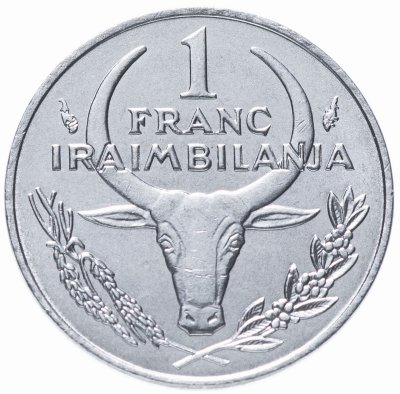 купить Мадагаскар 1 франк (franc) 1993