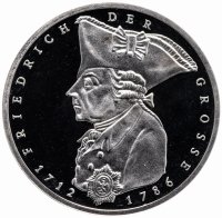 Купить Германия (ФРГ) 5 марок 1986 "200 лет со дня смерти Фридриха II Великого"