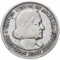 Купить США 50 центов (1/2 доллара, half dollar) 1893 Колумбийская выставка