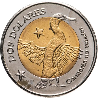 купить Галапагосские острова 2 доллара 2008