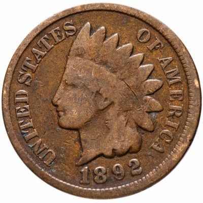купить США 1 цент (cent) 1892 Indian Head Cent