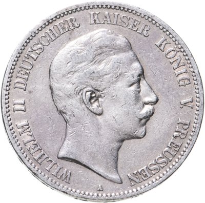 купить Германская Империя 5 марок (mark) 1901