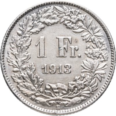 купить Швейцария 1 франк (franc) 1913