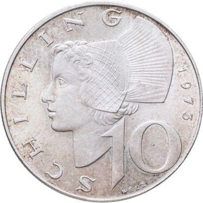 купить Австрия 10 шиллингов (shillings) 1973
