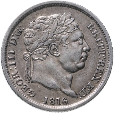 купить Великобритания 1 шиллинг 1816 Георг III