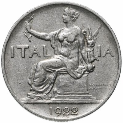 купить Италия 1 лира (lira) 1922