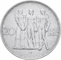 купить Чехословакия 20 крон (korun) 1933