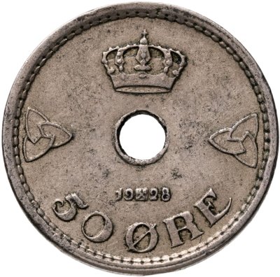 купить Норвегия 50 эре (ore) 1928