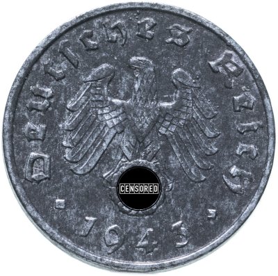 купить Германия, Третий Рейх 1 рейхспфенниг 1943 A