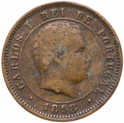 купить Португалия 5 рейс (reis) 1898