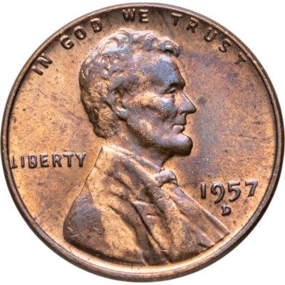 купить США 1 цент 1957 D