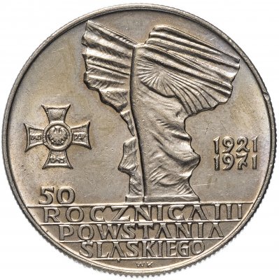 купить Польша 10 злотых (zlotych) 1971 "50 лет с момента присоединения Верхней Силезии"