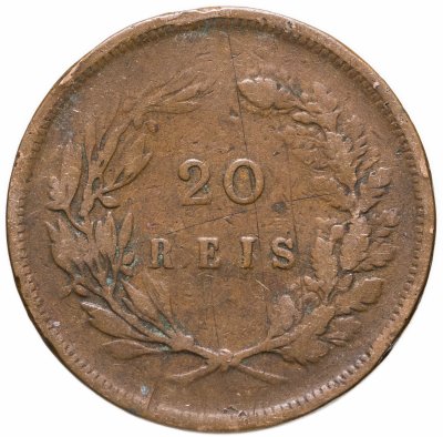 купить Португалия 20 рейс (reis) 1891