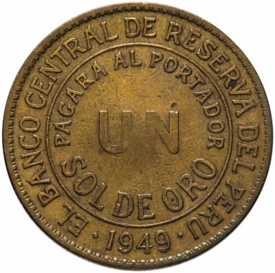 купить Перу 1 соль (sol) 1949