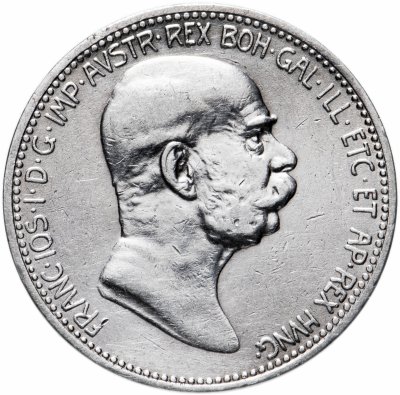 купить Австро-Венгрия 1 крона 1908 "60 лет правления Франца Иосифа I"