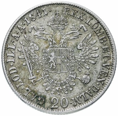 купить Австрия 20 крейцеров 1841 "A" - Вена