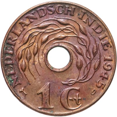 купить Голландская Ост-Индия 1 цент 1945 D