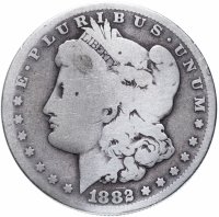 Купить США 1 доллар (dollar) 1882 Доллар Моргана "O"