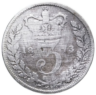 купить Великобритания 3 пенса (pence) 1873